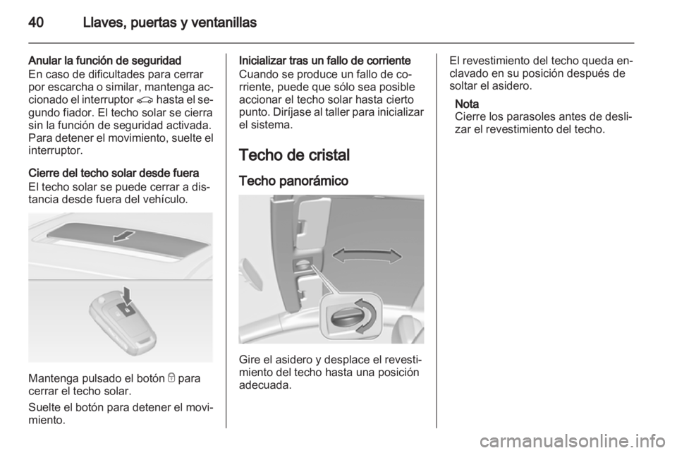OPEL ASTRA J 2013.5  Manual de Instrucciones (in Spanish) 