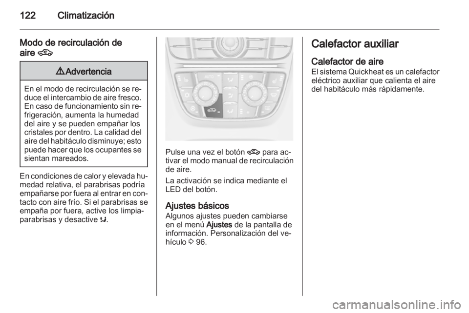 OPEL ASTRA J GTC 2012  Manual de Instrucciones (in Spanish) 