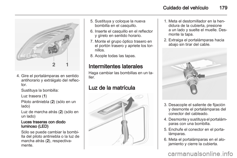 OPEL ASTRA J GTC 2012  Manual de Instrucciones (in Spanish) 