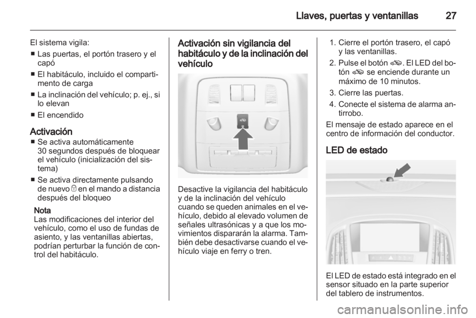 OPEL ASTRA J GTC 2012  Manual de Instrucciones (in Spanish) 