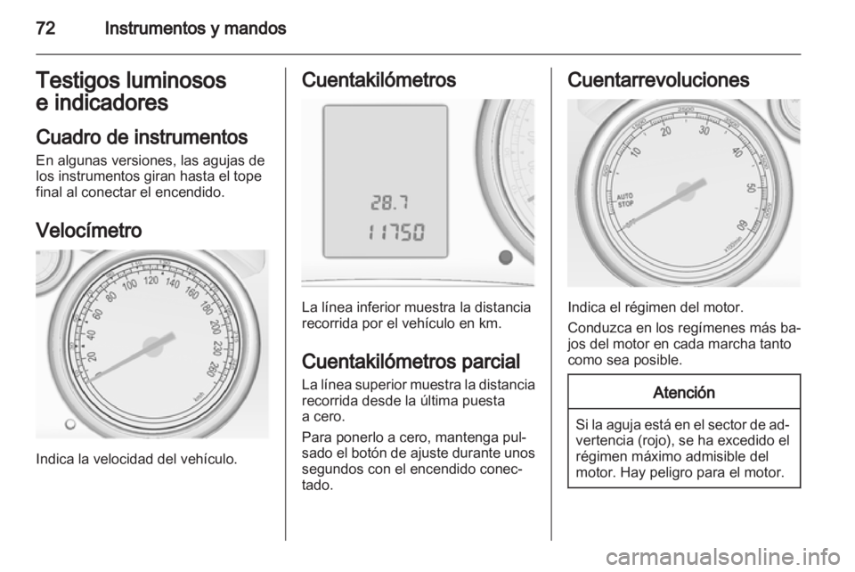 OPEL ASTRA J GTC 2012  Manual de Instrucciones (in Spanish) 