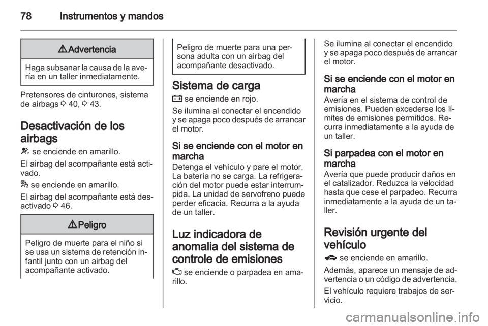 OPEL ASTRA J GTC 2012  Manual de Instrucciones (in Spanish) 