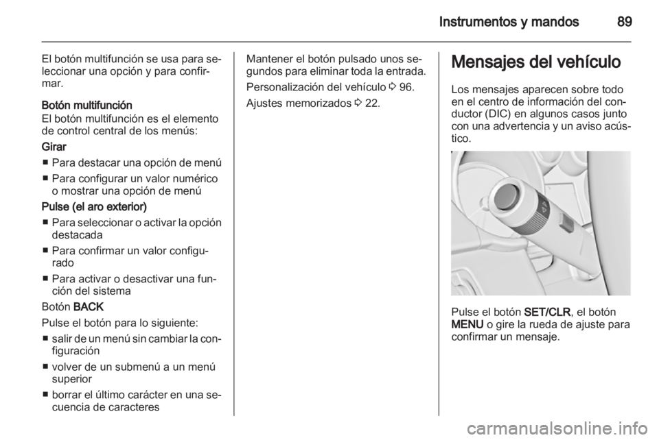 OPEL ASTRA J GTC 2012  Manual de Instrucciones (in Spanish) 