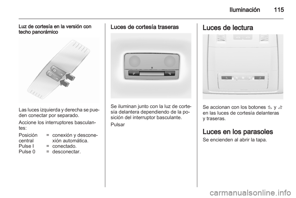 OPEL ASTRA J GTC 2012.5  Manual de Instrucciones (in Spanish) 