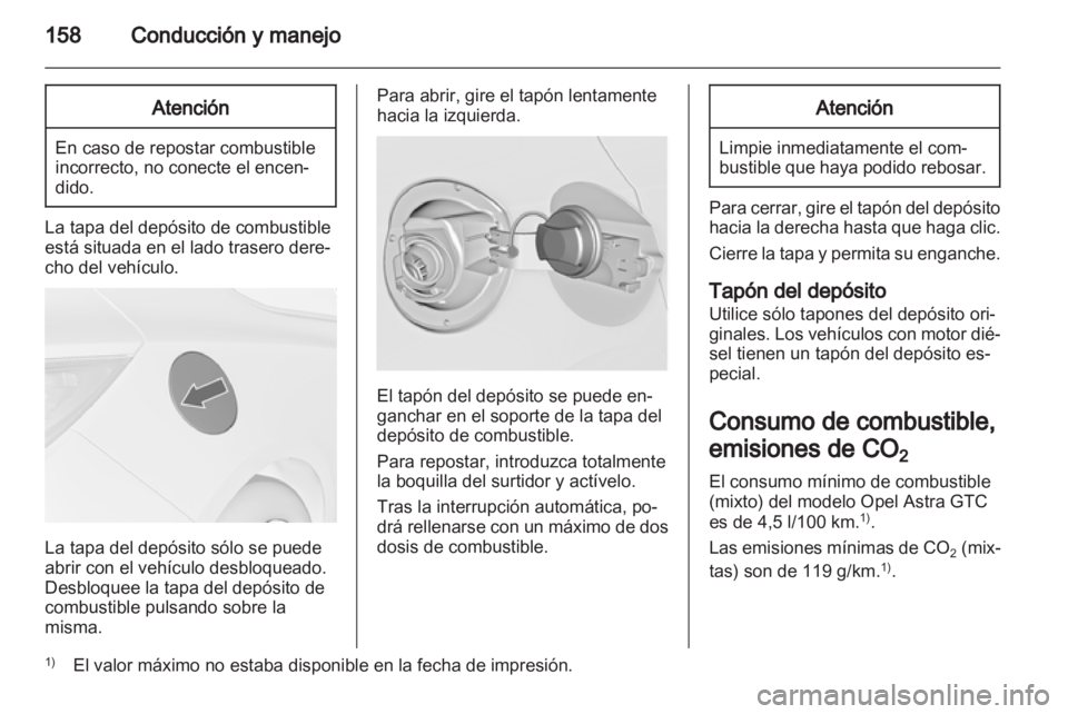 OPEL ASTRA J GTC 2012.5  Manual de Instrucciones (in Spanish) 