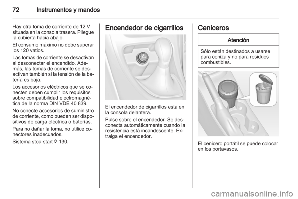 OPEL ASTRA J GTC 2012.5  Manual de Instrucciones (in Spanish) 