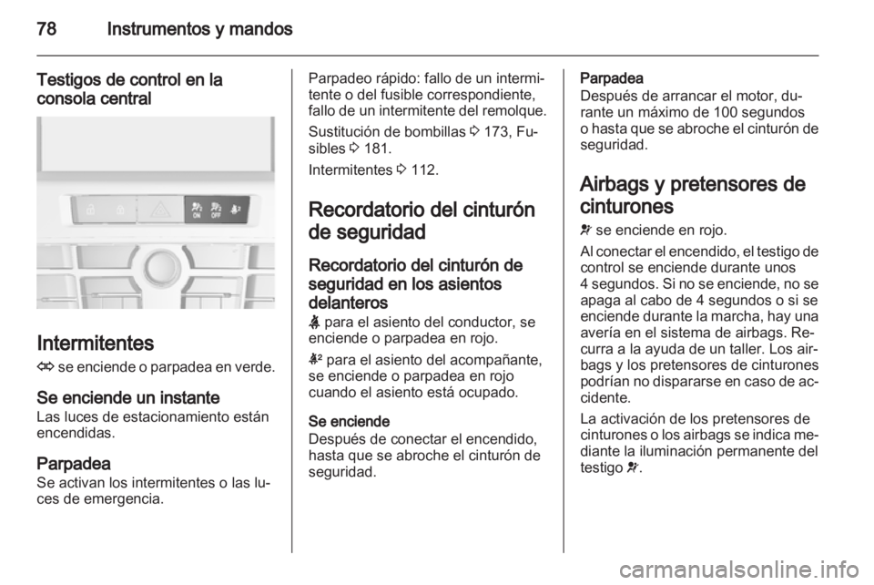 OPEL ASTRA J GTC 2012.5  Manual de Instrucciones (in Spanish) 