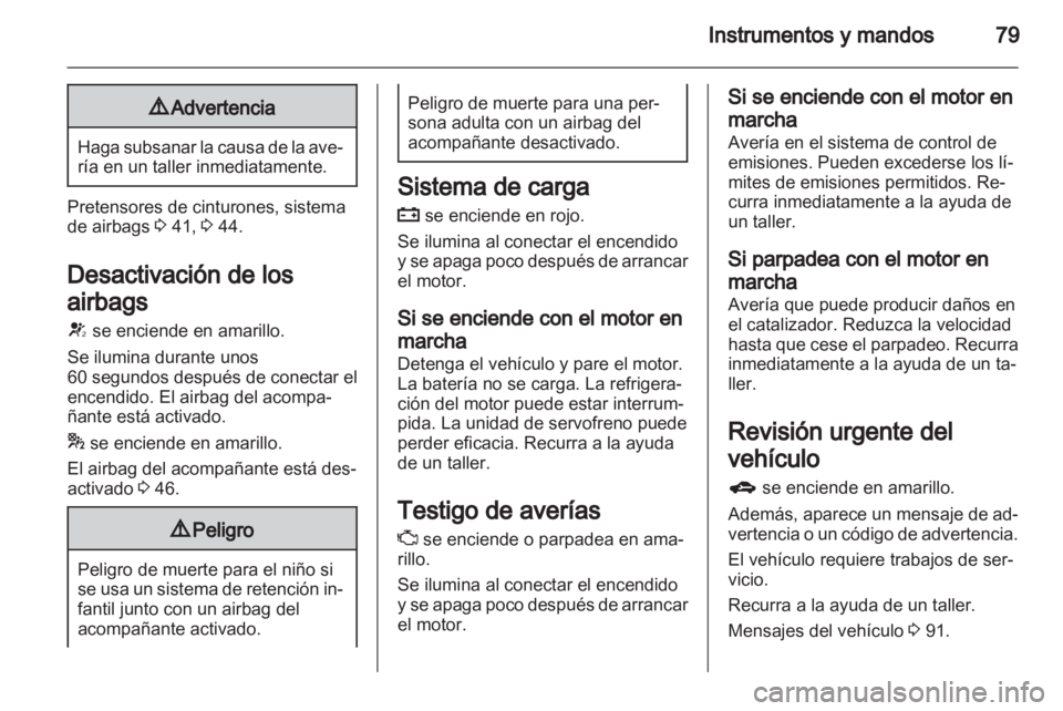 OPEL ASTRA J GTC 2012.5  Manual de Instrucciones (in Spanish) 