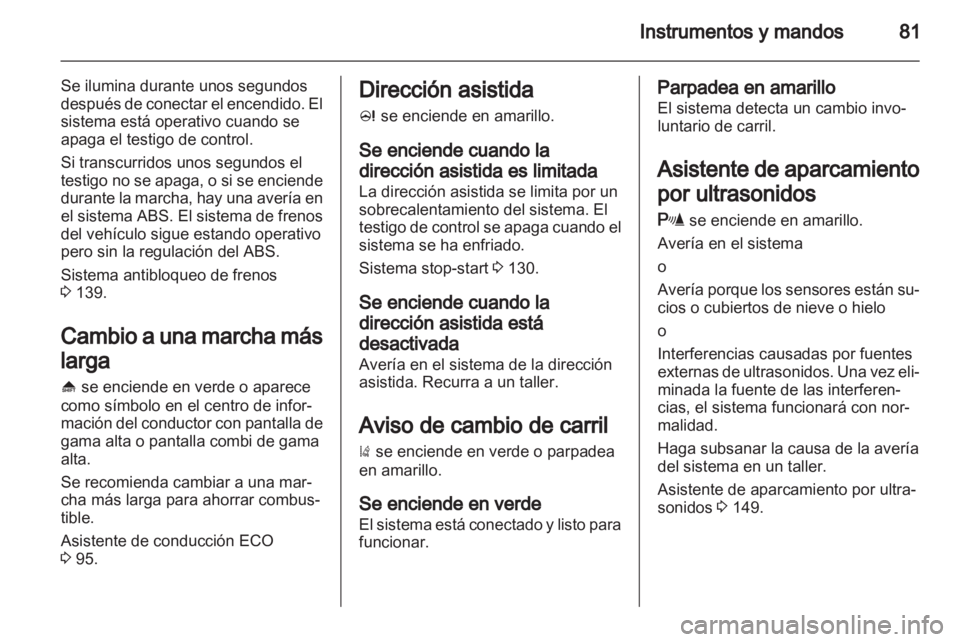 OPEL ASTRA J GTC 2012.5  Manual de Instrucciones (in Spanish) 