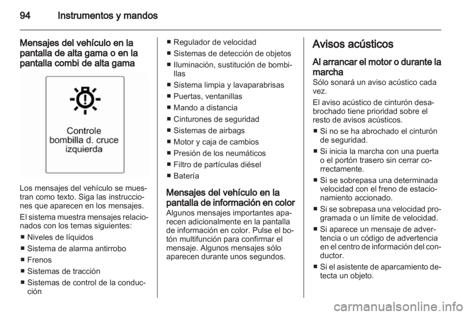 OPEL ASTRA J GTC 2012.5  Manual de Instrucciones (in Spanish) 