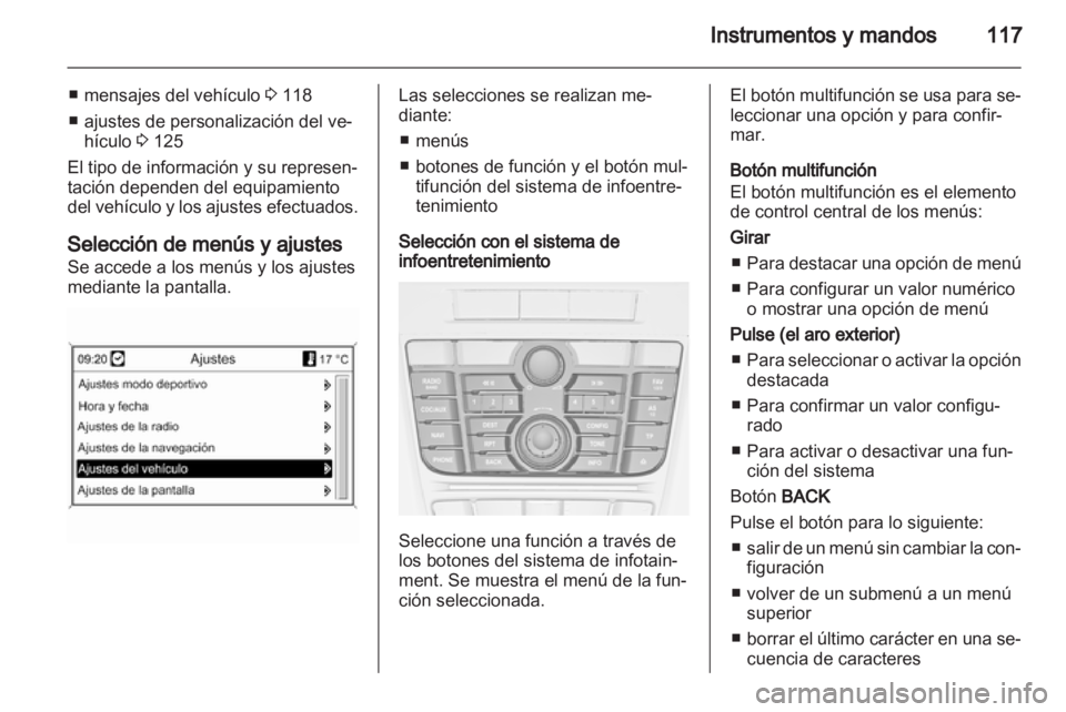 OPEL ASTRA J HB5 & ST 2012  Manual de Instrucciones (in Spanish) 