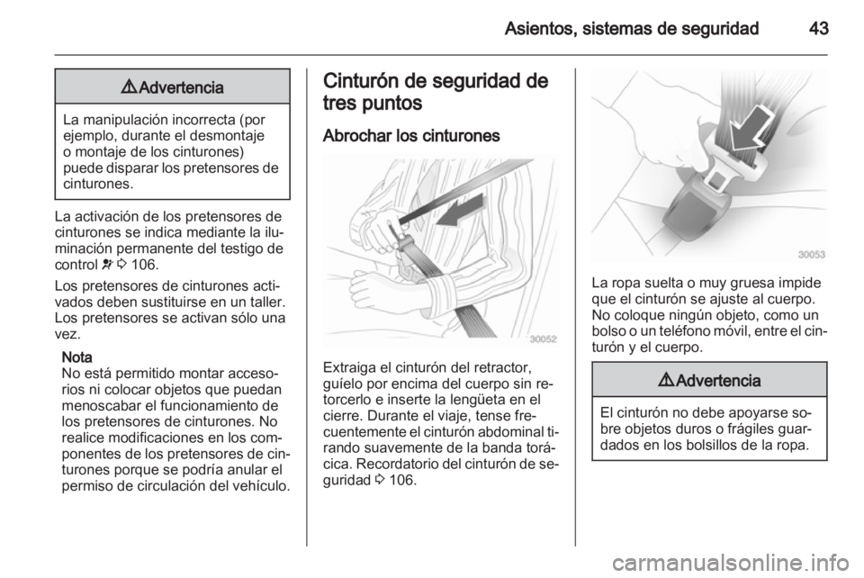 OPEL ASTRA J HB5 & ST 2012  Manual de Instrucciones (in Spanish) 