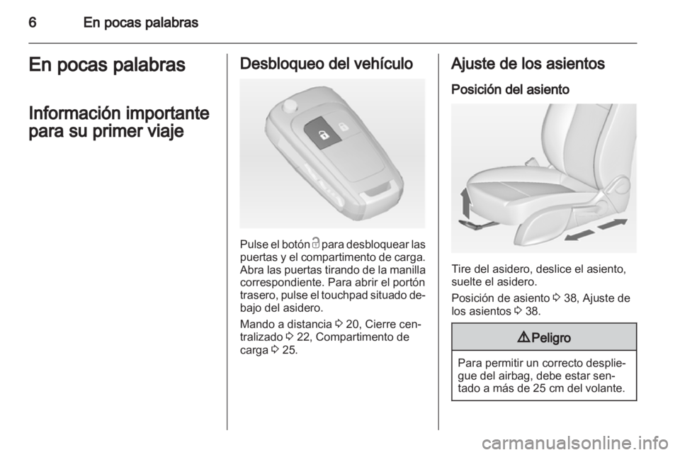 OPEL ASTRA J HB5 & ST 2012  Manual de Instrucciones (in Spanish) 