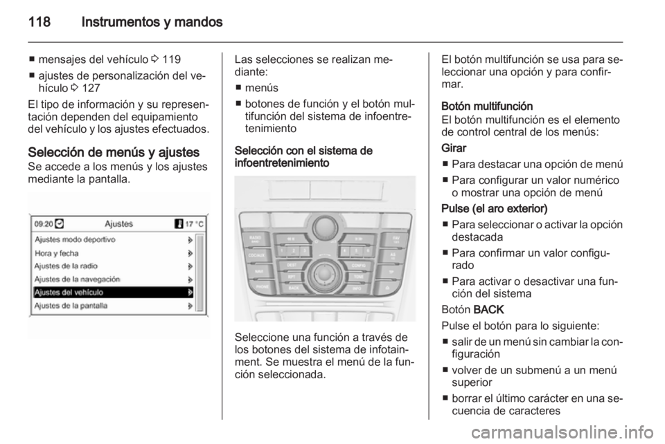 OPEL ASTRA J HB5 & ST 2012.5  Manual de Instrucciones (in Spanish) 