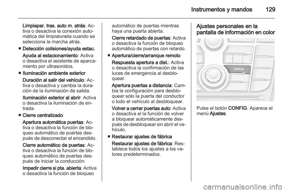 OPEL ASTRA J HB5 & ST 2012.5  Manual de Instrucciones (in Spanish) 