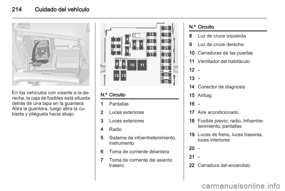 OPEL ASTRA J HB5 & ST 2012.5  Manual de Instrucciones (in Spanish) 