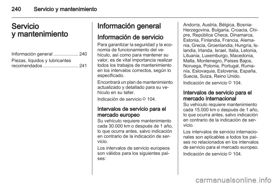 OPEL ASTRA J HB5 & ST 2012.5  Manual de Instrucciones (in Spanish) 