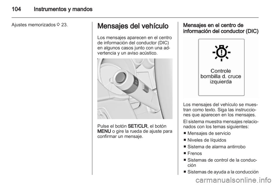 OPEL CASCADA 2013.5  Manual de Instrucciones (in Spanish) 