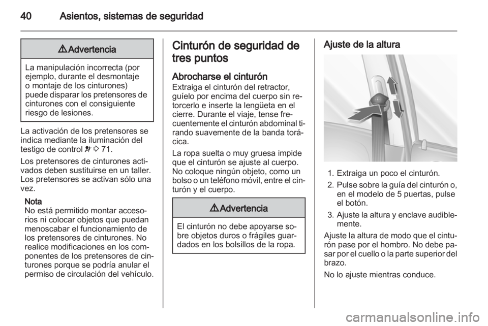OPEL COMBO 2011  Manual de Instrucciones (in Spanish) 