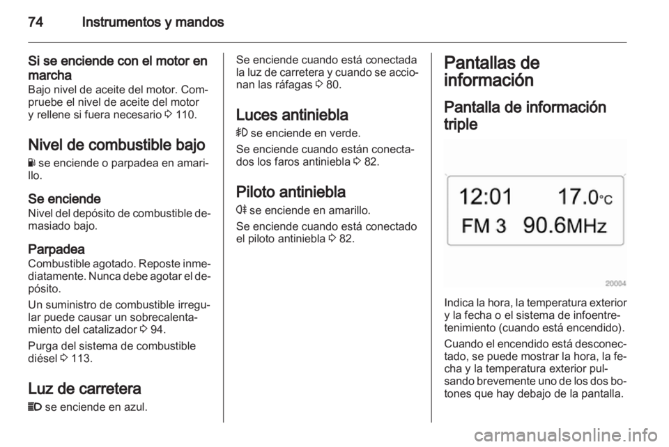 OPEL COMBO 2011  Manual de Instrucciones (in Spanish) 