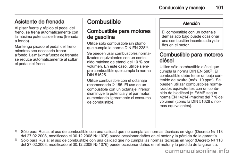 OPEL COMBO 2011.5  Manual de Instrucciones (in Spanish) 