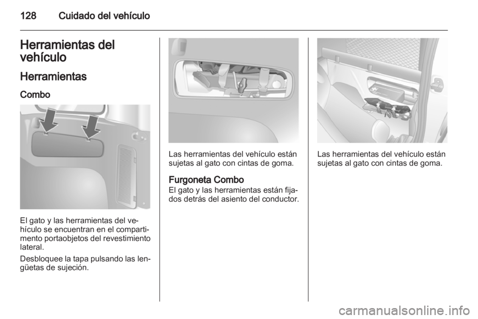 OPEL COMBO 2011.5  Manual de Instrucciones (in Spanish) 