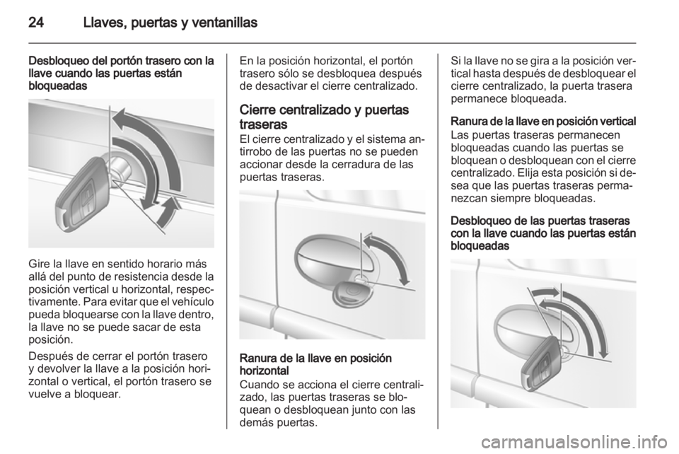 OPEL COMBO 2011.5  Manual de Instrucciones (in Spanish) 