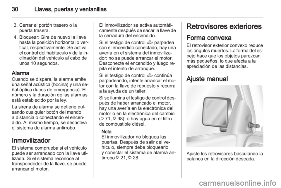 OPEL COMBO 2011.5  Manual de Instrucciones (in Spanish) 