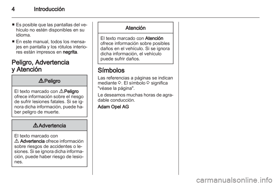 OPEL COMBO 2011.5  Manual de Instrucciones (in Spanish) 