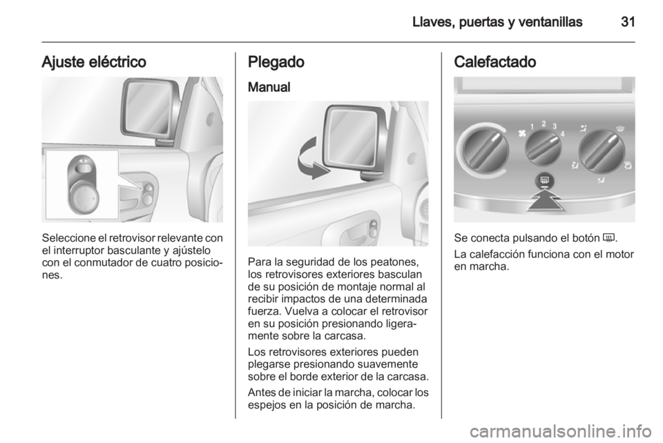 OPEL COMBO 2011.5  Manual de Instrucciones (in Spanish) 
