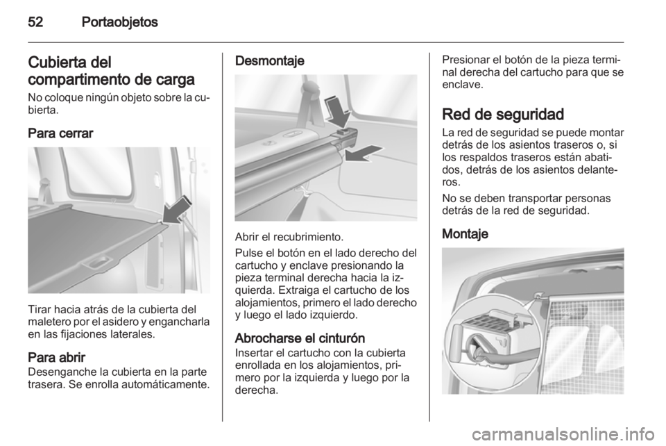 OPEL COMBO 2011.5  Manual de Instrucciones (in Spanish) 