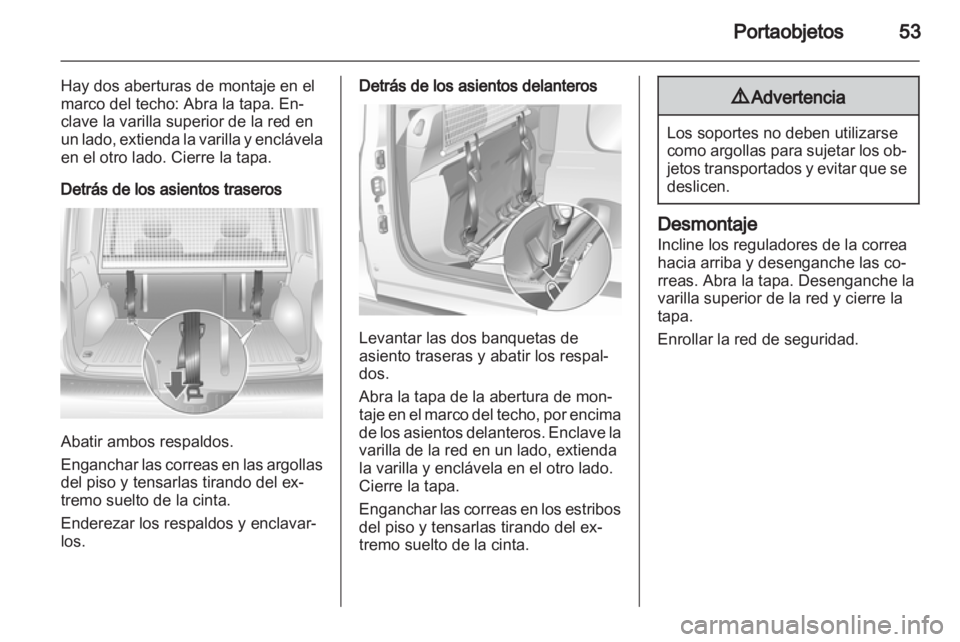OPEL COMBO 2011.5  Manual de Instrucciones (in Spanish) 