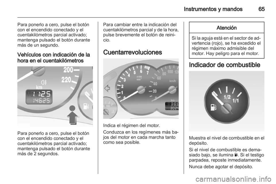 OPEL COMBO 2011.5  Manual de Instrucciones (in Spanish) 