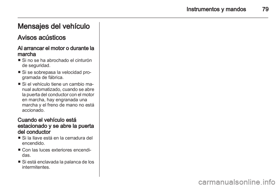 OPEL COMBO 2011.5  Manual de Instrucciones (in Spanish) 