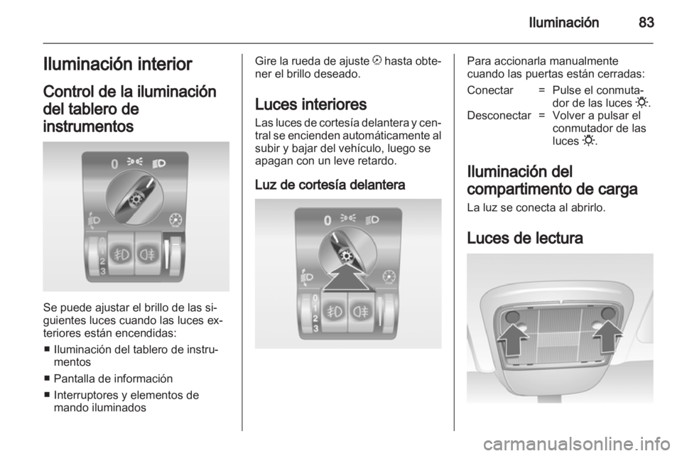 OPEL COMBO 2011.5  Manual de Instrucciones (in Spanish) 