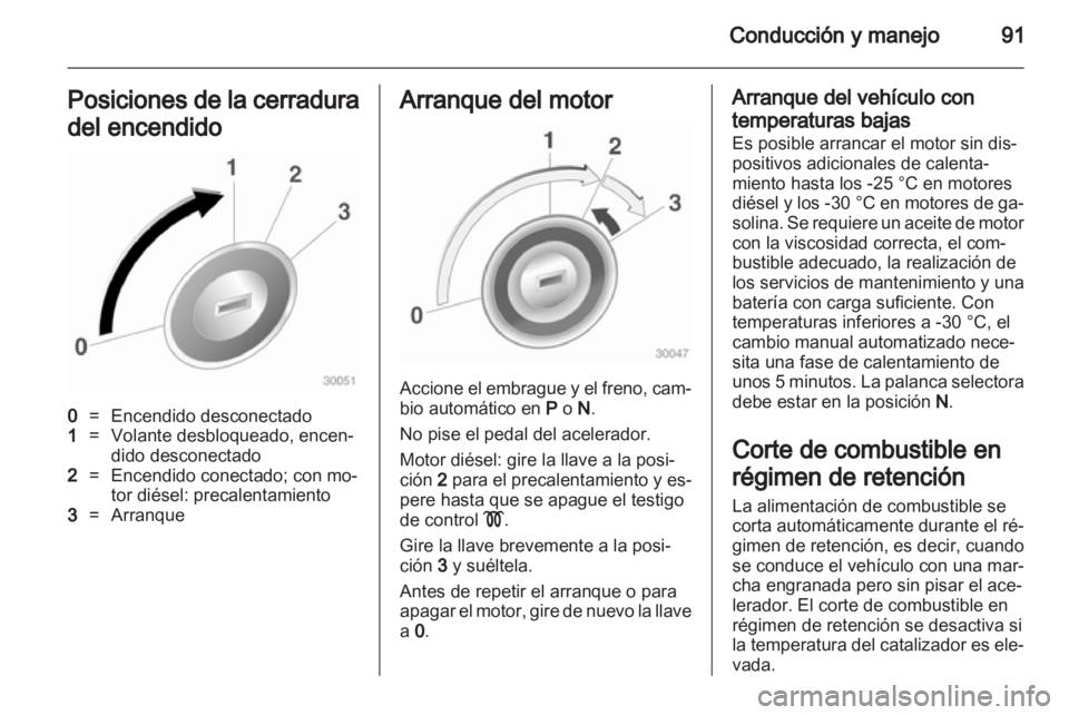 OPEL COMBO 2011.5  Manual de Instrucciones (in Spanish) 