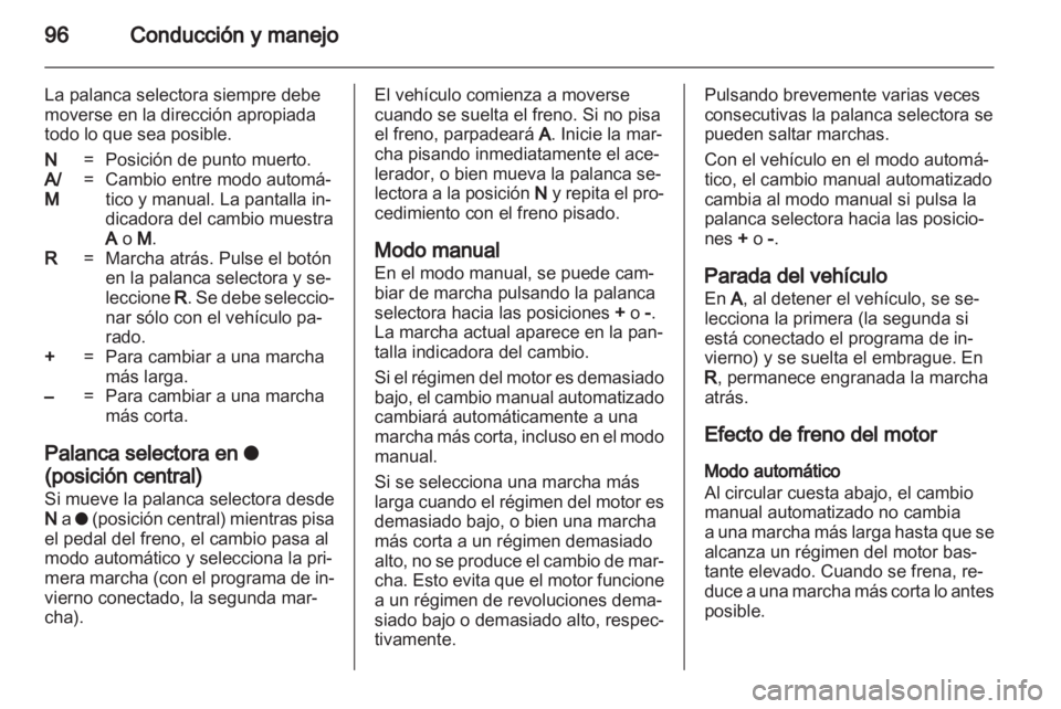 OPEL COMBO 2011.5  Manual de Instrucciones (in Spanish) 