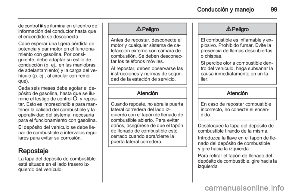OPEL COMBO D 2012  Manual de Instrucciones (in Spanish) 