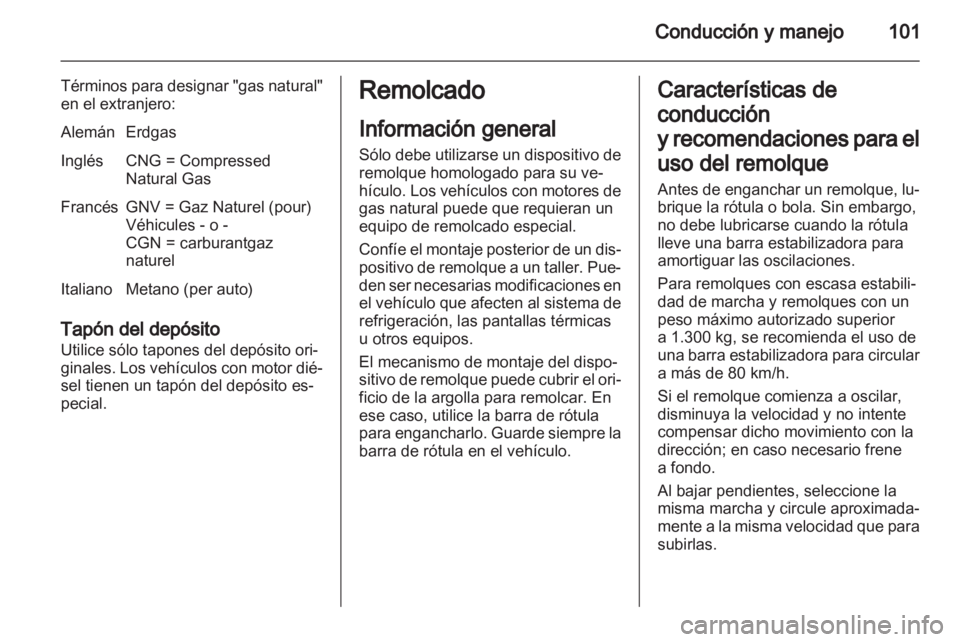 OPEL COMBO D 2012  Manual de Instrucciones (in Spanish) 