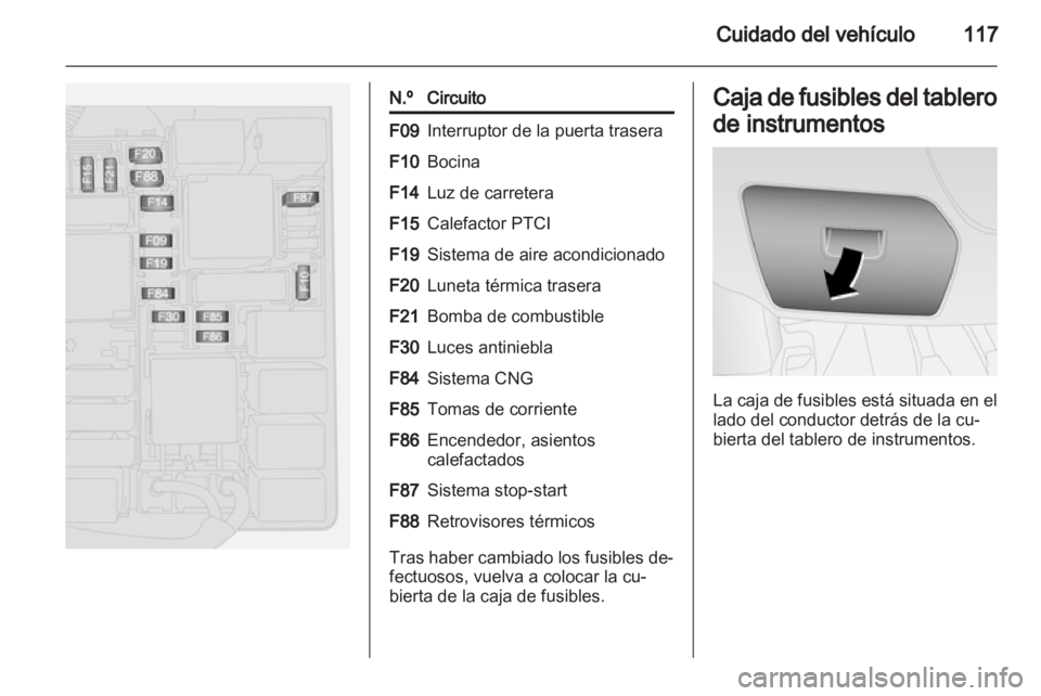 OPEL COMBO D 2012  Manual de Instrucciones (in Spanish) 