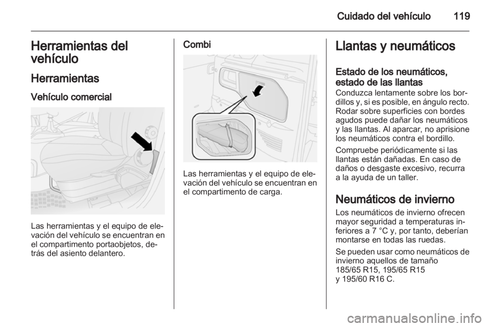 OPEL COMBO D 2012  Manual de Instrucciones (in Spanish) 