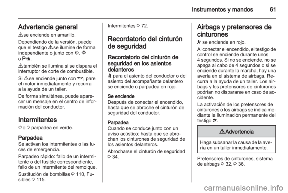 OPEL COMBO D 2012  Manual de Instrucciones (in Spanish) 