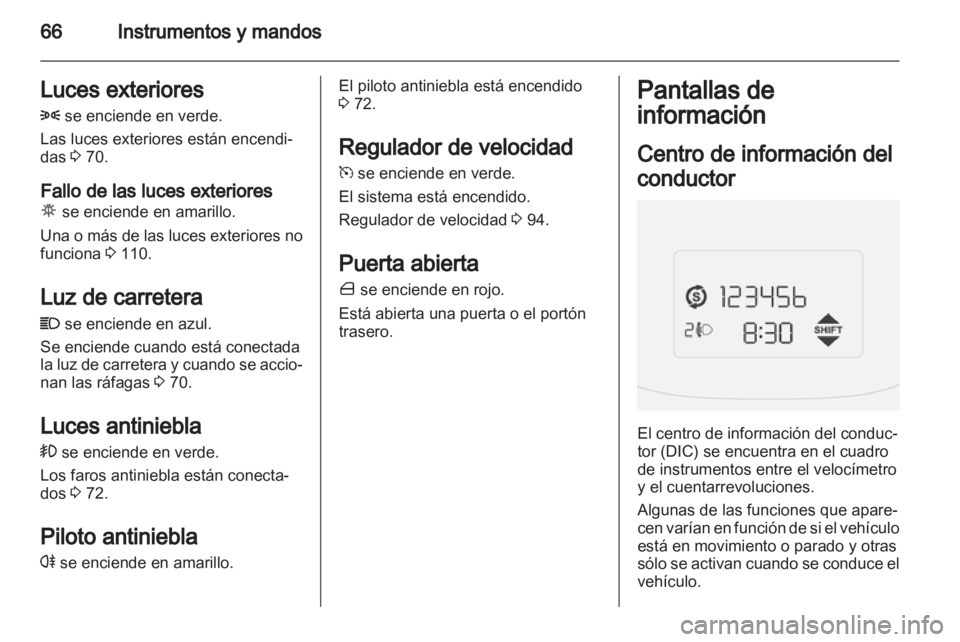 OPEL COMBO D 2012  Manual de Instrucciones (in Spanish) 