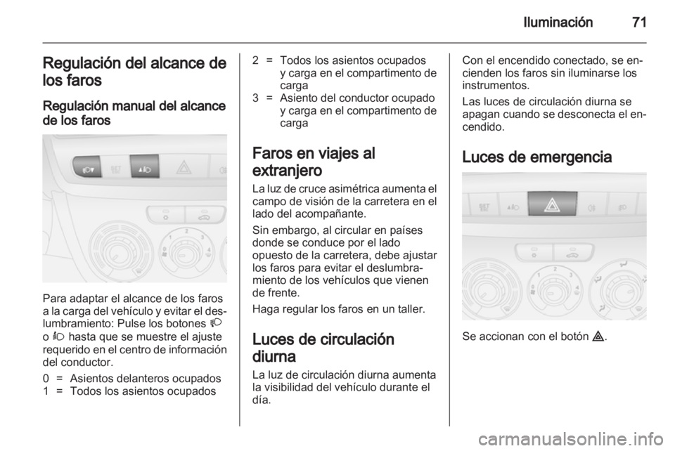OPEL COMBO D 2012  Manual de Instrucciones (in Spanish) 
