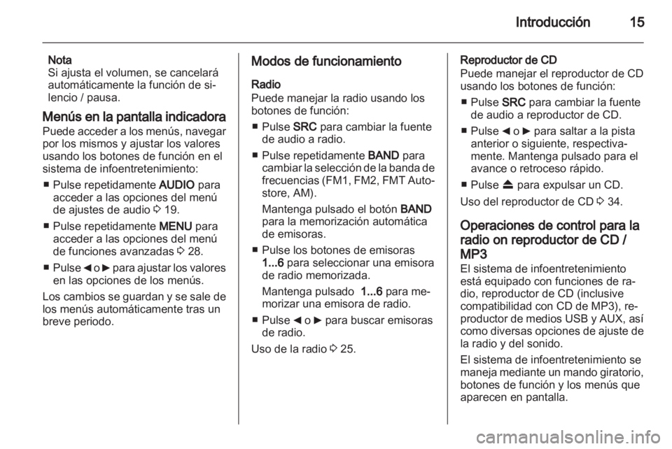 OPEL COMBO D 2013  Manual de infoentretenimiento (in Spanish) 