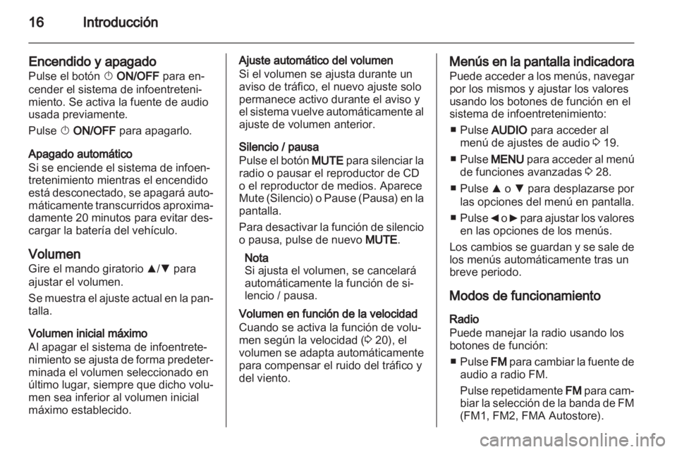 OPEL COMBO D 2013  Manual de infoentretenimiento (in Spanish) 