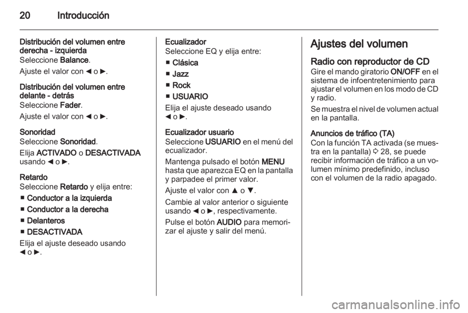 OPEL COMBO D 2013  Manual de infoentretenimiento (in Spanish) 