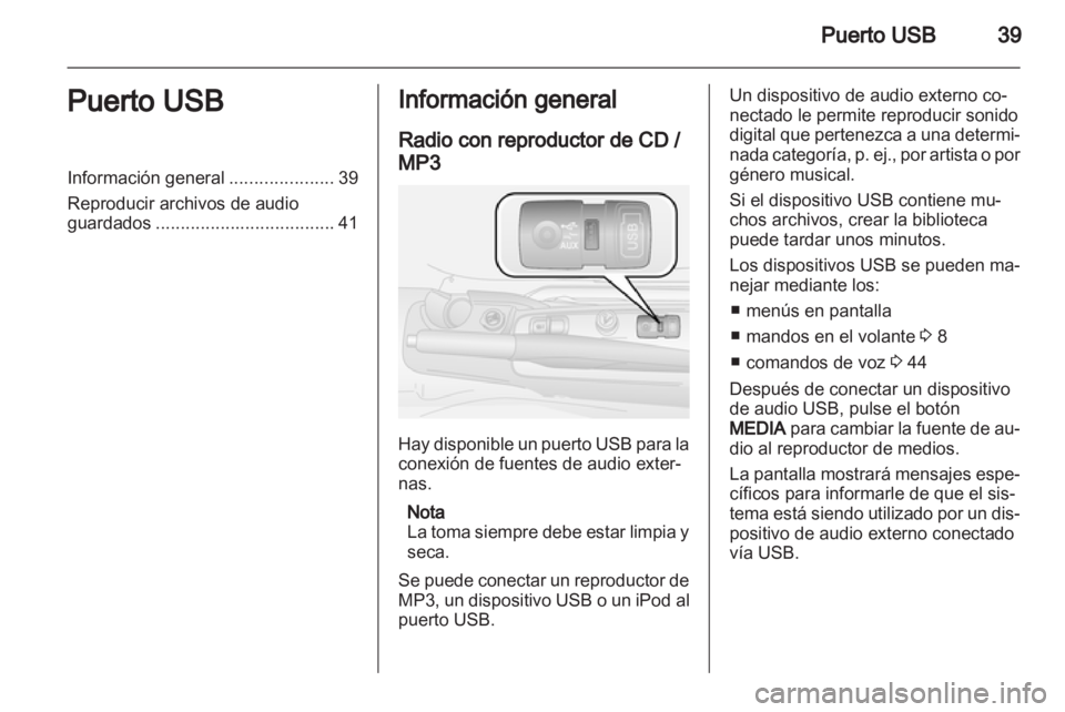 OPEL COMBO D 2013  Manual de infoentretenimiento (in Spanish) 