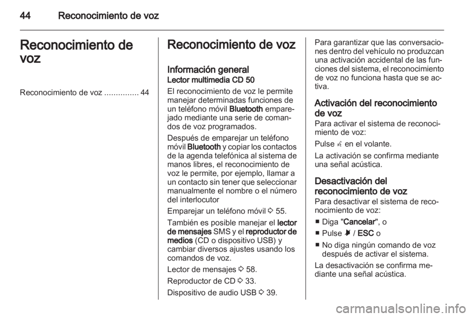 OPEL COMBO D 2013  Manual de infoentretenimiento (in Spanish) 