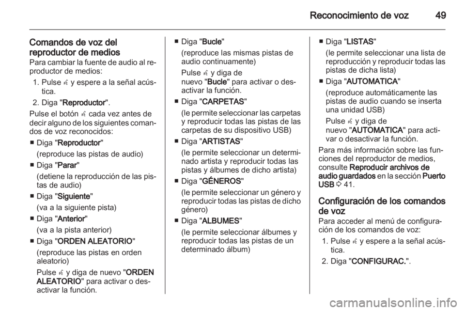 OPEL COMBO D 2013  Manual de infoentretenimiento (in Spanish) 